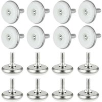30 Stück verstellbare Nivellierfüße aus Kunststoff und Metall mit Mutter, Stellfüße M6 x 15 x 30 mm, Möbelverstellschraube für Tisch, Möbel, 30 Stück verstellbare Nivellierfüße aus Kunststoff und Metall mit Mutter, Stellfüße M6 x 15 x 30 mm, Möbelverstellschraube für Tisch, Möbel, von ODIPIE