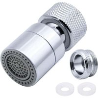 360° drehbarer Wasserhahnbelüfter aus Messing, 2 Modi, verstellbarer Küchenarmatur-Filtersprudler mit Düsenadapter – für Wasserhähne mit 360° drehbarer Wasserhahnbelüfter aus Messing, 2 Modi, verstellbarer Küchenarmatur-Filtersprudler mit Düsenadapter – für Wasserhähne mit von ODIPIE