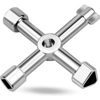 4-way multi-function wrench, four-way multi-function cross triangle wrench, universal control cabinet wrench 4 in 1 for elevators, control cabinets, 4-way multi-function wrench, four-way multi-function cross triangle wrench, universal control cabinet wrench 4 in 1 for elevators, control cabinets, von ODIPIE