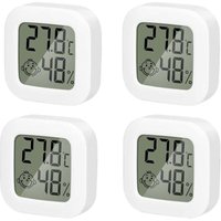 4er-Pack Innenthermometer, Mini-Thermometer, Hygrometer, hochpräziser Temperatur-Hygrometer-Monitor mit komfortablem Luftsymbol für Küche, 4er-Pack Innenthermometer, Mini-Thermometer, Hygrometer, hochpräziser Temperatur-Hygrometer-Monitor mit komfortablem Luftsymbol für Küche, von ODIPIE