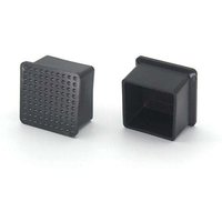 4er-Pack kratzfeste Stuhlbeinkappen aus PVC für die Terrasse, quadratisch, Bodenschutz für Möbel und Tische, Schwarz, 35 x 35 mm 4er-Pack kratzfeste Stuhlbeinkappen aus PVC für die Terrasse, quadratisch, Bodenschutz für Möbel und Tische, Schwarz, 35 x 35 mm von ODIPIE
