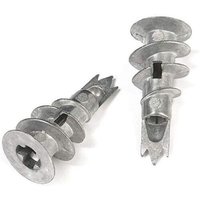 50er-Pack selbstbohrende Gipskarton-Befestigungsanker – Metall für einlagige und zweilagige Gipskartonplatten von ODIPIE