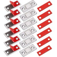 Odipie - 6 Stück sehr dünner Magnet für Schranktür, selbstklebender Riegel, Magnetverschluss, Möbel, starker Magnet Odipie - 6 Stück sehr dünner Magnet für Schranktür, selbstklebender Riegel, Magnetverschluss, Möbel, starker Magnet von ODIPIE