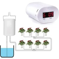 8 Kopf Automatische Bewässerungspumpe Controller Blumen Pflanzen Home Sprinkler Tropfbewässerungsgerät Pumpe Timer System Gartenwerkzeug von ODIPIE