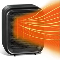 800 W Keramik-Heizlüfter – mobile Raumheizung – 2 Temperatureinstellungen für Badezimmer, Büro, Wohnzimmer 800 W Keramik-Heizlüfter – mobile Raumheizung – 2 Temperatureinstellungen für Badezimmer, Büro, Wohnzimmer von ODIPIE