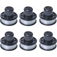 Odipie - A6226 Fadenspule kompatibel mit Auftipp Rasentrimmer Automatik GL250 / GL310 / GL360 / GL360SB mit 6m Faden, 6er Pack von ODIPIE