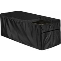 Odipie - Abdeckhaube für Gartenbox 130 x 60 x 71 cm, wasserdichte Abdeckung für Gartenbox/Aufbewahrungskoffer, Schutzhülle für Bankbox von ODIPIE