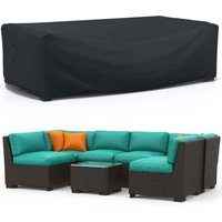 Abdeckung für Gartenmöbel (213 x 132 x 74 cm), 210D Gartenmöbel-Abdeckung, Gartentisch-Abdeckung, Abdeckungen für Gartenmöbel, Stühle, Tische von ODIPIE