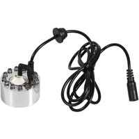 Odipie - Brunnen-Teich-Wassernebel, Ultraschall-Vernebler, Zerstäuber, Nebelgerät, Luftbefeuchter, 12 LEDs, 24 v, Farbe (Dreifarbverlaufszerstäuber), von ODIPIE