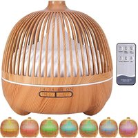 Diffusor für ätherische Öle, 550 ml Ultraschall-Luftbefeuchter, Aromatherapie-Diffusor mit 7 Farben, elektrische Aromatherapie-LED-Leuchten, von ODIPIE