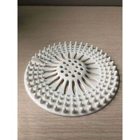 Duschablaufabdeckungen, Silikon-Duschhaarfänger, Filterrohr, Abflusshaarfänger, Stopper mit Saugnapf für Küche und Badezimmer (weiß) von ODIPIE