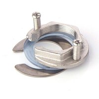 Odipie - Edelstahl-Wasserhahn-Befestigungsmuttern-Set, um das Lösen von Küchen- und Badarmaturen zu verhindern, Einloch-Mutter-Anschluss 31 mm von ODIPIE