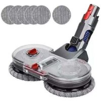 Elektrischer Wischkopf für Dyson V11 V10 V15 V8 V7 Staubsauger, Besenkopf mit Tank und 6 waschbaren Wischmopps Elektrischer Wischkopf für Dyson V11 V10 V15 V8 V7 Staubsauger, Besenkopf mit Tank und 6 waschbaren Wischmopps von ODIPIE