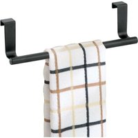 Handtuchhalter – Geschirrtuchhalter zum Aufhängen an einem Schrank – Geschirrtuchhaken für Küche, Bad oder Garage – Breite: 23 cm – Farbe: Mattschwarz von ODIPIE