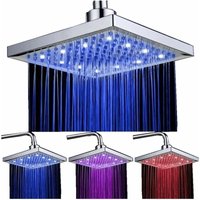 Odipie - Home Temperatursensorsteuerung 3-farbiges LED-Licht Quadratischer Wasserduschkopf Odipie - Home Temperatursensorsteuerung 3-farbiges LED-Licht Quadratischer Wasserduschkopf von ODIPIE