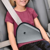 Kindersicherheitsgurtversteller, 2er-Set, Kindersicherheitsgurt-Sicherheitsabdeckungen – (Grau) von ODIPIE