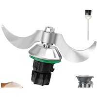 Kompatibles Teigmesser für TM6/TM5, Thermomix Messer Ersatzteile, Mixmesser aus Edelstahl, Schnelle Reinigung, Keine Teigrückstände oder von ODIPIE