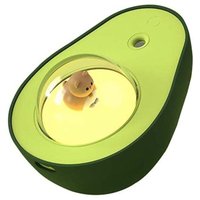 Mini-Luftbefeuchter mit Nachtlicht, 210 ml, Avocado-Form, kühler Nebel, kleiner, geräuschloser Zerstäubungs-Luftbefeuchter mit süßem Katzendesign für Mini-Luftbefeuchter mit Nachtlicht, 210 ml, Avocado-Form, kühler Nebel, kleiner, geräuschloser Zerstäubungs-Luftbefeuchter mit süßem Katzendesign für von ODIPIE
