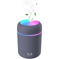 Mini-Ultraschall-USB-Luftbefeuchter mit 7 Atemlichtfarben, automatischer Abschaltung, 2 Nebelmodi, für Schlafzimmer, Büro, Auto, Zuhause, Baby (Pink) von ODIPIE