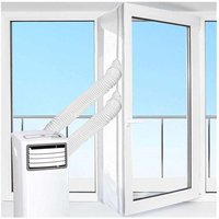 Mobiles Klimaanlagen-Abdichtungsset Tür Fenster 300cm, für Klimaanlagen, Trockner und Luftentfeuchter Abluftschlauch Abdichtung Reißverschluss, Mobiles Klimaanlagen-Abdichtungsset Tür Fenster 300cm, für Klimaanlagen, Trockner und Luftentfeuchter Abluftschlauch Abdichtung Reißverschluss, von ODIPIE