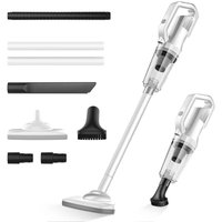 [NIEMALS VERWENDET] 12.000 Pa beutelloser kabelloser Besenstaubsauger mit LED-Frontlicht, 6.000 mAh Akku, 30 Min. Laufzeit, Aufladung 4–5 Stunden, von ODIPIE
