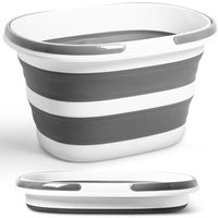 [NIEMALS VERWENDET] 16L Faltbarer Eimer mit Griffen, Platzsparender Silikon-Falt-Reinigungseimer für die Camping-Reinigung, Tragbares Waschbecken für von ODIPIE