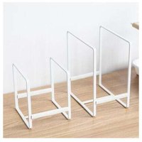 [NIEMALS VERWENDET] 2er Set Tellerhalter, Schranktelleraufbewahrung, Tellerhalter aus Metall, Topfdeckelaufbewahrung mit Griff, Deckelaufbewahrung, von ODIPIE