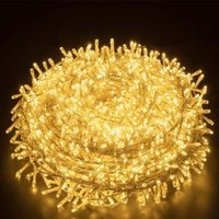 Niemals verwendet] 50m 1000LEDs Elegear Warmweiße Lichterkette für draußen, IP44 Schutz led Lichterkette mit 8 Beleuchtungsmodi, Weihnachtsgirlande von ODIPIE