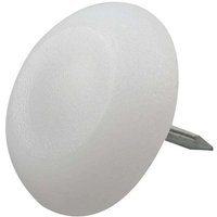 Odipie - niemals verwendet] 60 Stück Möbelgleiter zum Aufnageln, rund, 12 mm x 5 mm, Bodenschoner für Möbelbeine, Aufnagelpads für Tisch- und von ODIPIE