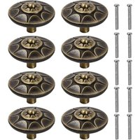 [NIEMALS VERWENDET] 8 STK Möbelknopf Antikbronze Schrankknöpfe mit Schrauben Vintage Möbelgriffe für Schränke Kommode Kleiderschrank von ODIPIE