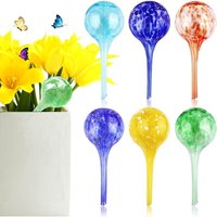 Niemals verwendet] Bewässerungskugeln für Pflanzen, Bewässerungsbirnen aus Glas, Selbstbewässerungsgerät, buntes automatisches Bewässerungssystem für von ODIPIE