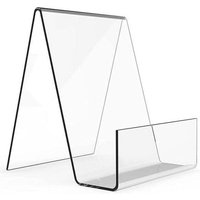 Odipie - niemals verwendet] Buchstützen aus durchsichtigem Acryl, 75 x 90 x 105 mm große Buchstützenhalter aus Kunststoff, Warenhalter zum von ODIPIE