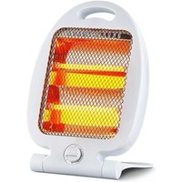 [NIEMALS VERWENDET] Verbrauchsarmer Quarz-Heizstrahler, elektrischer Standheizer, Infrarot-Heizkörper für Badezimmer mit 2 Lampen, 2 Leistungsstufen, von ODIPIE