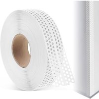 [NIEMALS VERWENDET] Generisches Nahtabdeckband Gipskarton Fugenband Selbstklebend 40Mx5CM Eckschiene Trockenbau PVC Kantenschut Dichtungsband zum von ODIPIE