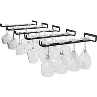 [NIEMALS VERWENDET] Hängendes Gläserregal - Weinglasregal mit 5 Schienen für 13-18 Gläser, 30cm5cm2cm von ODIPIE