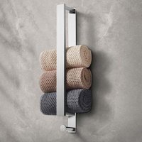 [NIEMALS VERWENDET] Handtuchhalter Ohne Bohren Silber Edelstahl Handtuchhalterung Selbstklebend 40cm mit Hacken für Bad Küche WC von ODIPIE