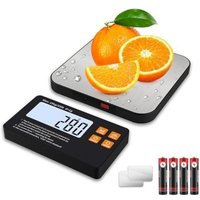[NIEMALS VERWENDET] Küchenwaage mit geteilter Anzeige, 15 kg/1 g, intelligente Lebensmittelwaage, magnetisches LCD-Display, digitale Waage, 7 von ODIPIE