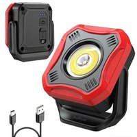 [NIEMALS VERWENDET] LED Arbeitsleuchte, 1000 Lumen Super Helle Werkstattlampe, Akku Lampe Inspektionslampe, 4 Lichtmodi mit Magnetfuß und 180° von ODIPIE