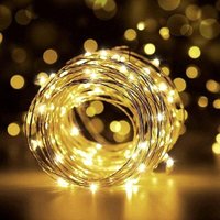Niemals verwendet] Lichterkette, LED-Lichterkette 20 m, 200 LEDs, IP65 wasserdicht, Micro-LED-Lichterkette, Dekoration für Schlafzimmer, Weihnachten, von ODIPIE