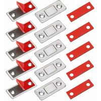 [NIEMALS VERWENDET] Magnetverschluss Schranktürmagnet 5 Stück Sehr dünner Magnetverschluss Aufklebmagnet Klebeverschluss Schrank Starker Magnet für von ODIPIE