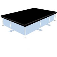 Odipie - niemals verwendet] Rechteckige Poolabdeckung für oberirdische Rahmen, Hochleistungs-Poolabdeckungsschutz für rechteckige Rahmenpools von ODIPIE