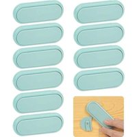 Niemals verwendet] (10 Blau) Kindersicherung Türschlösser, 10 Stück Baby Sicherheitsschrankschlösser, Baby Sicherheitsriegel, Baby Türschloss von ODIPIE