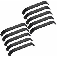 Odipie - niemals verwendet] 10 Pcs Moderne Schubladengriffe Schwarz 160mm Möbelgriffe für Schränke Kommoden Türen von ODIPIE