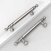 Odipie - niemals verwendet] 10 Stück Moderne Schrankgriffe 128mm Möbelgriffe für Kommode Küchenschränke Türgriffe mit Schrauben Silber von ODIPIE