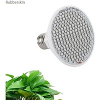 Odipie - niemals verwendet] 24-W-LED-Wachstumsglühbirne, Hochleistungs-E27-Vollspektrum-Panel, 200 LED-Hydrokultur-LED-Gewächshaus-Topfblumenpflanze von ODIPIE
