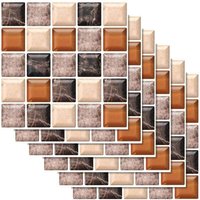 Niemals verwendet] 30 Stück selbstklebende Fliesenaufkleber, wasserdicht, Marmorfliesenaufkleber, Wanddekoration für Küche und Badezimmer, 20 x 20 cm von ODIPIE