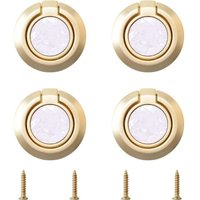 Odipie - niemals verwendet] 4 Pcs Moebelgriff für Schränke Kommode Schubladengriff Türgriffe Bündig Ring Ziehgriffe mit Schrauben von ODIPIE