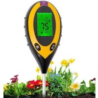 Odipie - niemals verwendet] 4-in-1-Bodentester für pH, Licht, Luftfeuchtigkeit und Temperatur, Bodentester für Pflanzen, Garten, Bauernhof, drinnen, von ODIPIE