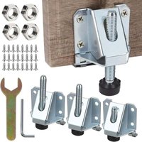 Niemals verwendet] 4 stk Schwerlast Möbelfüße Nivellierer MöBel Leveler Einstellbare FüßE Set mit Schrauben Nivellierfüße für Schrank Tische Regale von ODIPIE