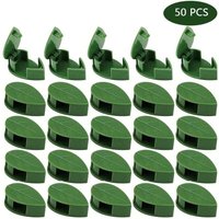 Odipie - niemals verwendet] 50 Stück Pflanzen-Kletter-Wandbefestigungsclips mit 60 Stück Acryl-Klebeaufklebern, Pflanzen Fixiert, Unsichtbare von ODIPIE